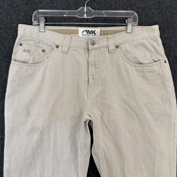 Mountain Khakis Pants Mens 38x32 Khaki Cotton Canvas Chino Workwear 5-Pocket - Picture 2 of 14